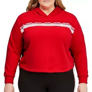 Puma Plus Size Amplified Cropped Hoodie